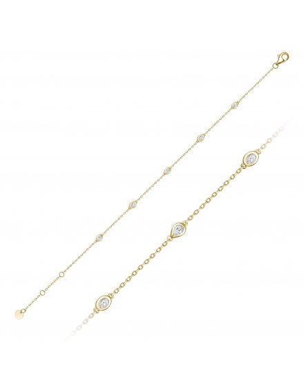 BEZEL DIAMOND BY THE YARD BRACELET (TB1258)