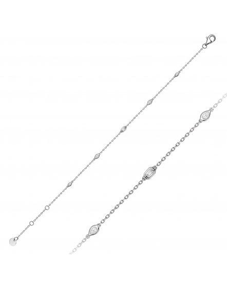 BEZEL DIAMOND BY THE YARD BRACELET (TB1260)