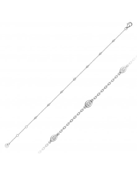 BEZEL DIAMOND BY THE YARD BRACELET (TB1262)