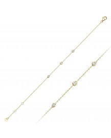 BEZEL DIAMOND BY THE YARD BRACELET (TB1265)