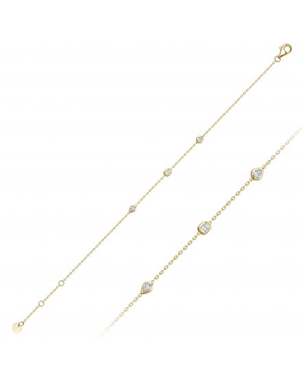 BEZEL DIAMOND BY THE YARD BRACELET (TB1265)