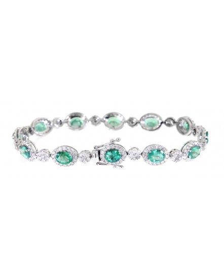 EMERALD DIAMOND BRACELET (TB140)