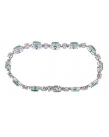 EMERALD DIAMOND BRACELET (TB140)