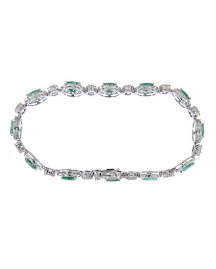 EMERALD DIAMOND BRACELET (TB140)