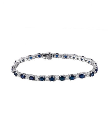 SAPPHIRE DIAMOND BRACELET (TB148)