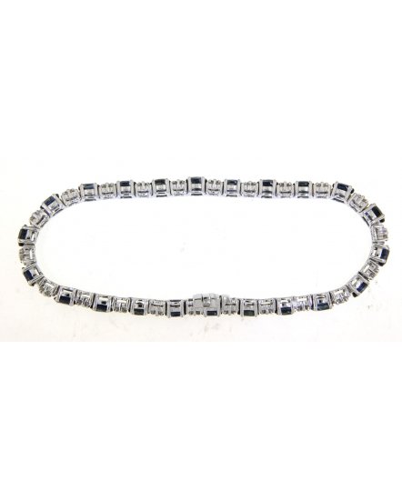 SAPPHIRE DIAMOND BRACELET (TB148)