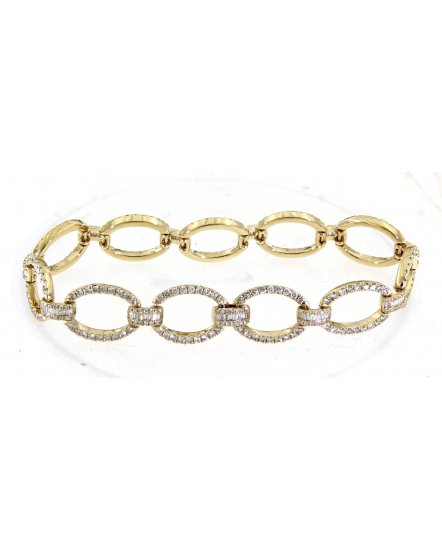 LINK STYLE DIAMOND BRACELET (TB194)