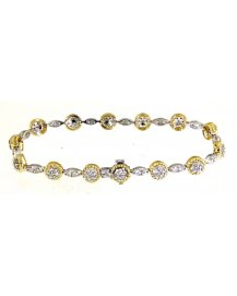 CLUSTER DIAMOND BRACELET (TB200)