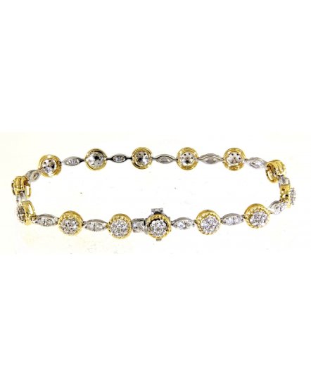 CLUSTER DIAMOND BRACELET (TB200)