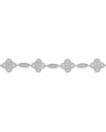 CLOVER STYLE DIAMOND BRACELET (TB205)