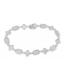 CLOVER STYLE DIAMOND BRACELET (TB216)