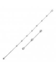 ROUND DIAMOND BY THE YARD BRACELET (TB222)