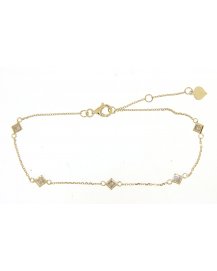 PRINCESS CUT DIAMOND BRACELET (TB236)