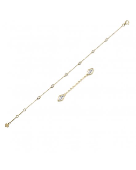 MARQUISE DIAMOND BRACELET (TB243)