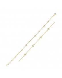 PRINCESS CUT DIAMOND BY THE YARD BRACELET (TB258)