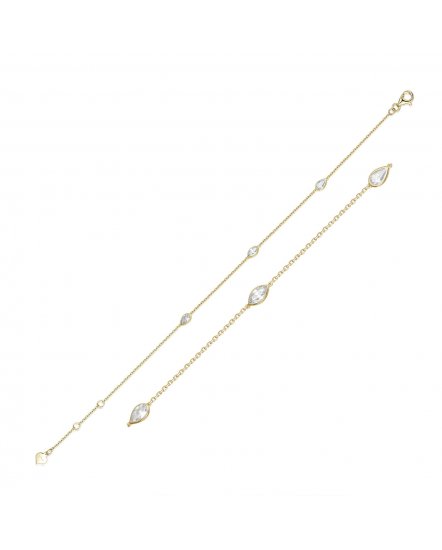 BEZEL DIAMOND BY THE YARD BRACELET (TB260)