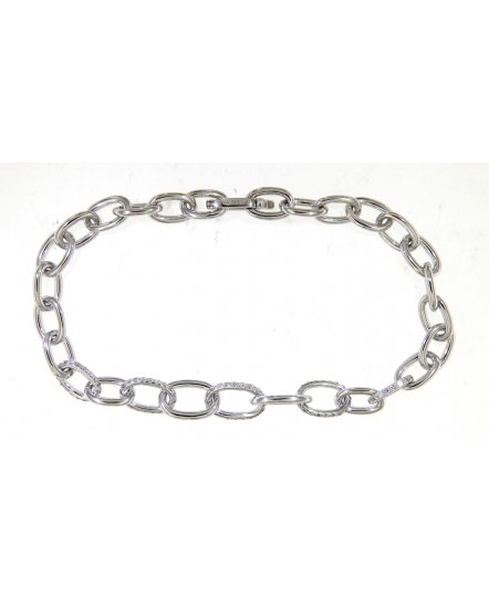 LINK STYLE DIAMOND BRACELET (TB282)