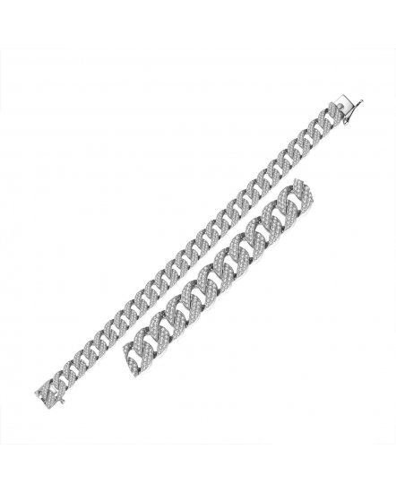LINK STYLE DIAMOND BRACELET (TB285)