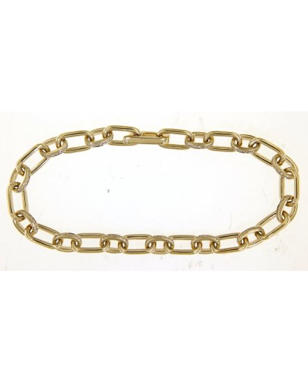 LINK STYLE DIAMOND BRACELET (TB290)
