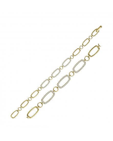 LINK STYLE DIAMOND BRACELET (TB294)