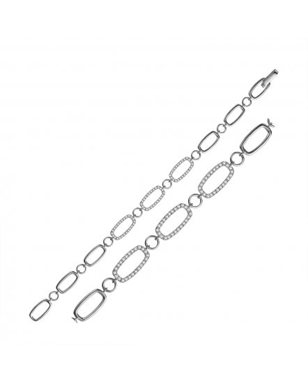 LINK STYLE DIAMOND BRACELET (TB294)