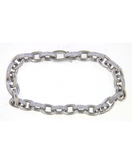LINK STYLE DIAMOND BRACELET (TB296)