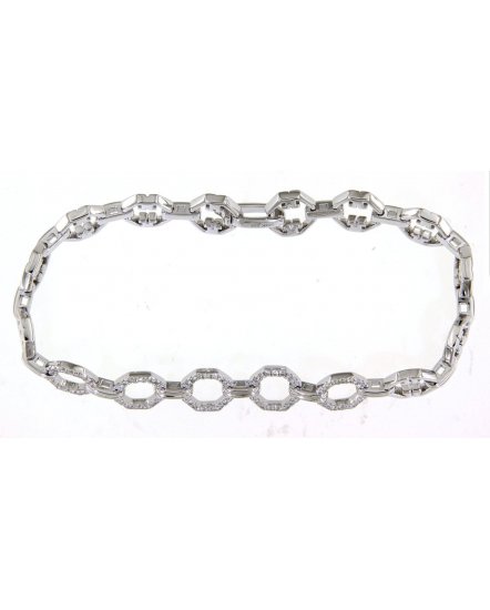 LINK STYLE DIAMOND BRACELET (TB306)