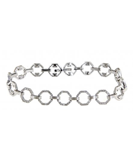 LINK STYLE DIAMOND BRACELET (TB306)