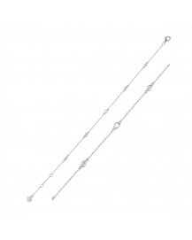 BEZEL DIAMOND BY THE YARD BRACELET (TB307)