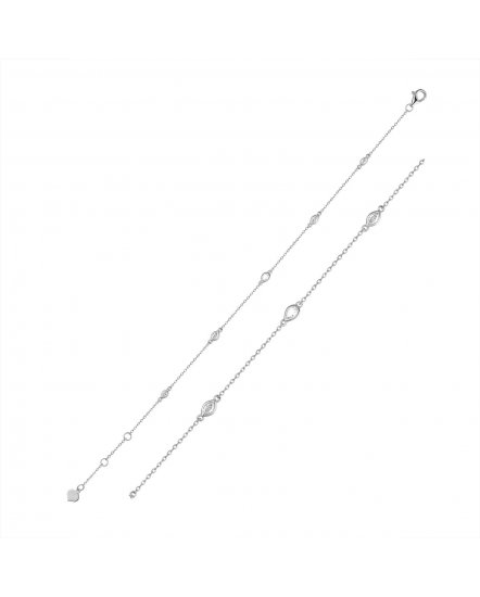 BEZEL DIAMOND BY THE YARD BRACELET (TB307)