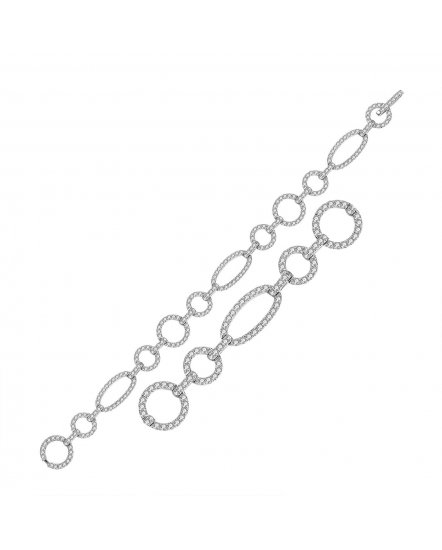 LINK STYLE DIAMOND BRACELET (TB315)