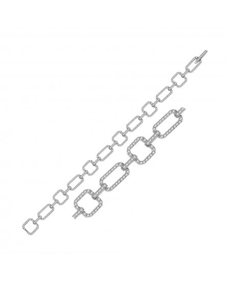 LINK STYLE DIAMOND BRACELET (TB317)