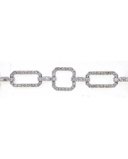 LINK STYLE DIAMOND BRACELET (TB317)