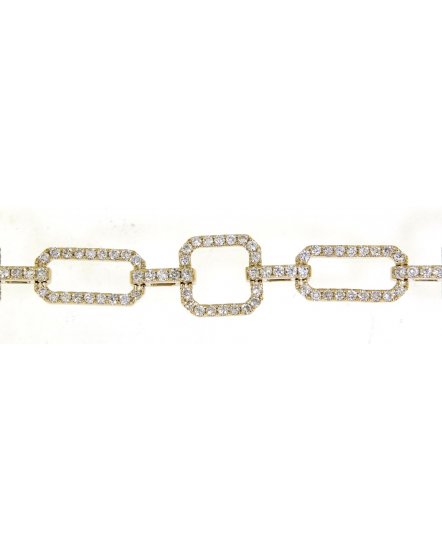 LINK STYLE DIAMOND BRACELET (TB317)