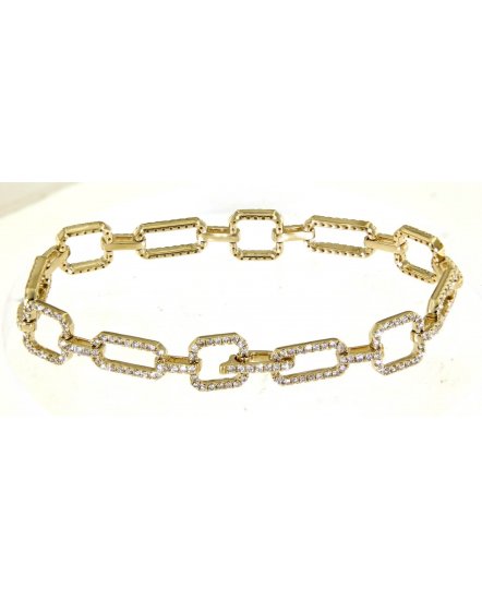 LINK STYLE DIAMOND BRACELET (TB317)