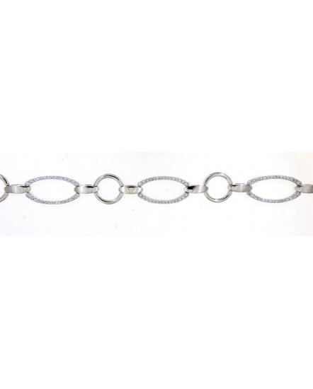 LINK STYLE DIAMOND BRACELET (TB319)