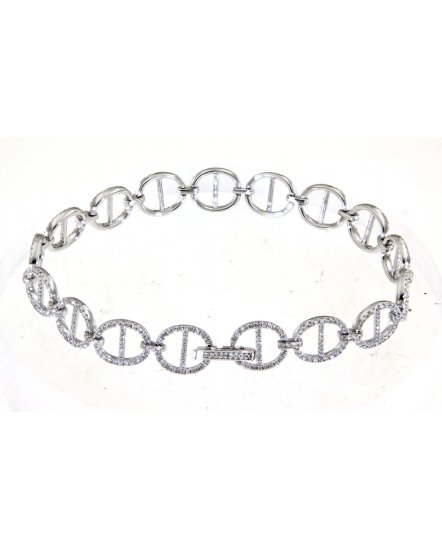 LINK STYLE DIAMOND BRACELET (TB321)