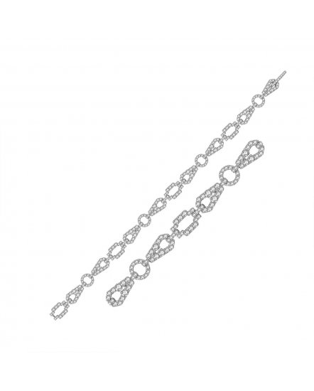 LINK STYLE DIAMOND BRACELET (TB322)