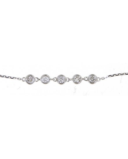 ROUND DIAMOND BY THE YARD BRACELET (TB328)