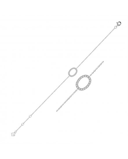 OVAL STYLE DIAMOND BRACELET (TB329)