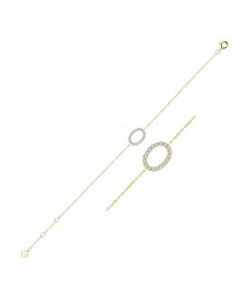 OVAL STYLE DIAMOND BRACELET (TB329)