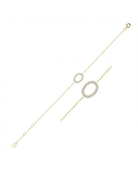 OVAL STYLE DIAMOND BRACELET (TB329)