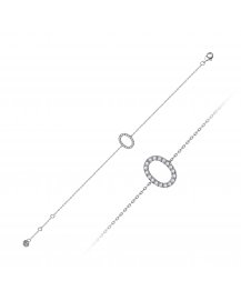 OVAL STYLE DIAMOND BRACELET (TB329B)
