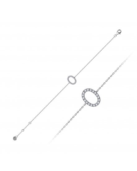 OVAL STYLE DIAMOND BRACELET (TB329B)