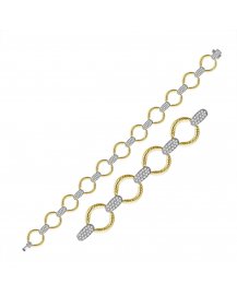 LINK STYLE DIAMOND BRACELET (TB334)