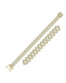 LINK STYLE DIAMOND BRACELET (TB335)