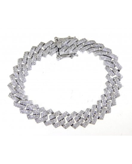 LINK STYLE DIAMOND BRACELET (TB335)
