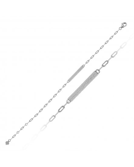 LINK STYLE DIAMOND BRACELET (TB337)