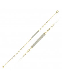 LINK STYLE DIAMOND BRACELET (TB337)