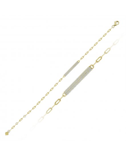 LINK STYLE DIAMOND BRACELET (TB337)